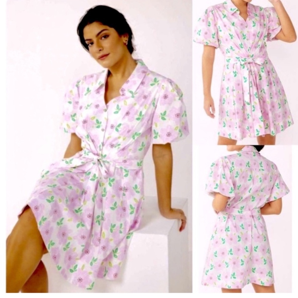Draper James RSVP puff sleeve shirtdress